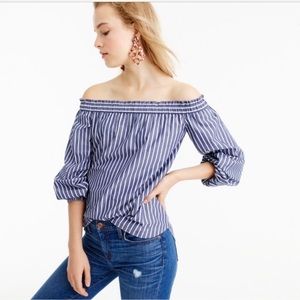 J crew off the shoulder top